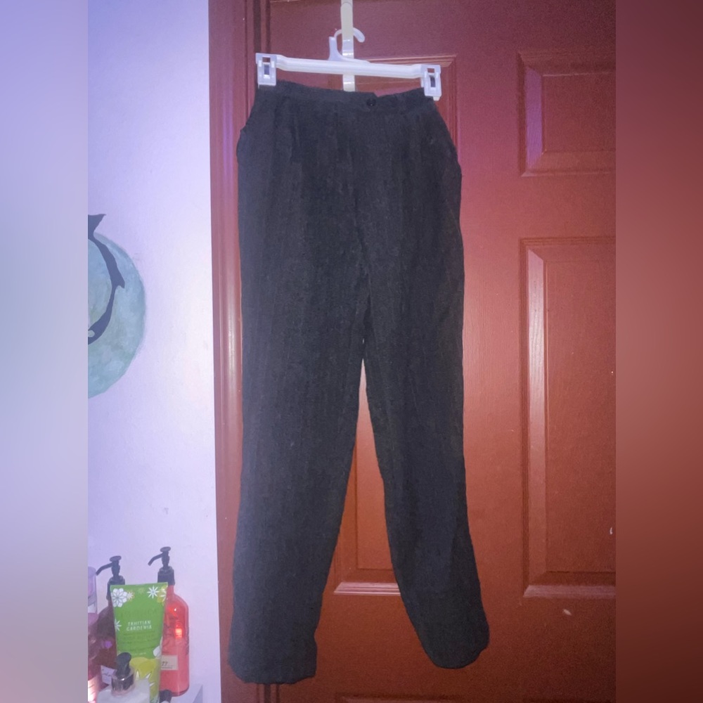 Alberto Makali high waisted wool pants / trousers